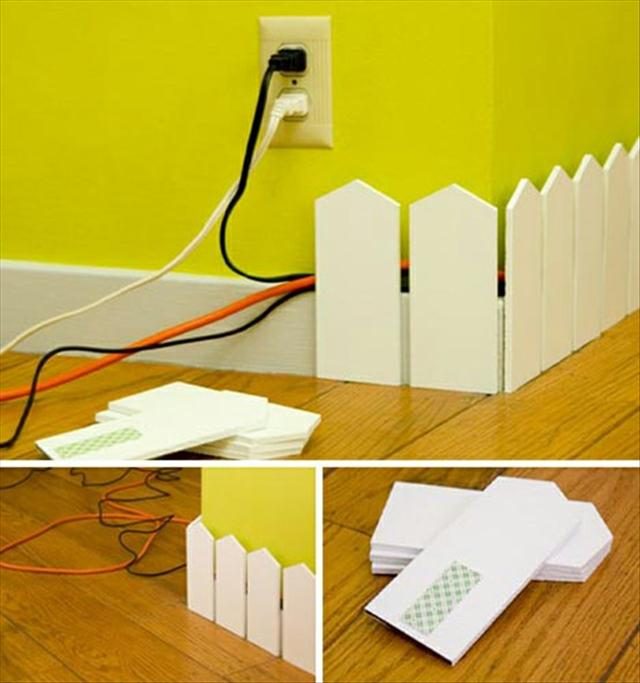 Как спрятать электрические провода
