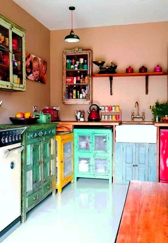 Красочные кухни