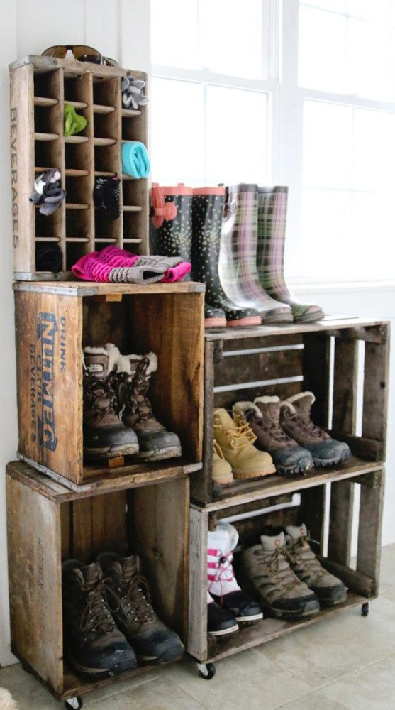 6 простых и практичных идей для хранения обуви