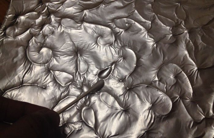 Рельефное настенное панно из фольги за 30 минут