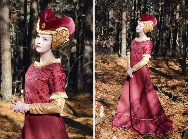 18-летняя девушка шьет фантастические платья, которым место в сказочных мультфильмах