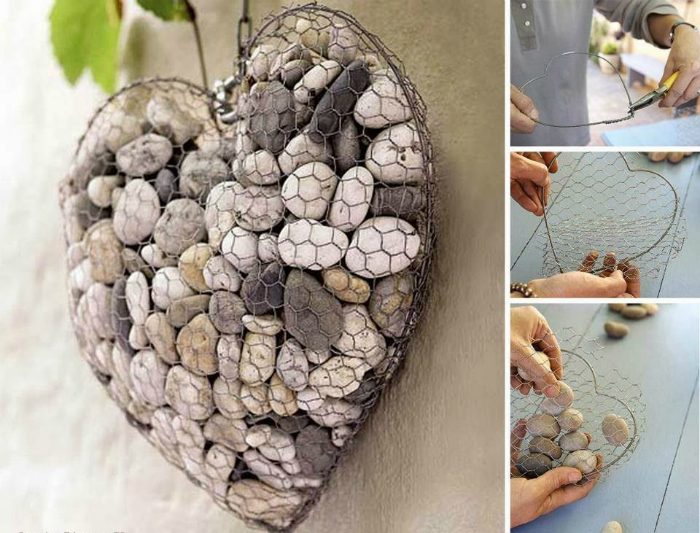 Идеи украшения сада природными камнями