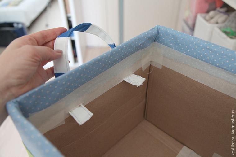 Мастерим декоративную коробку для хранения тканей