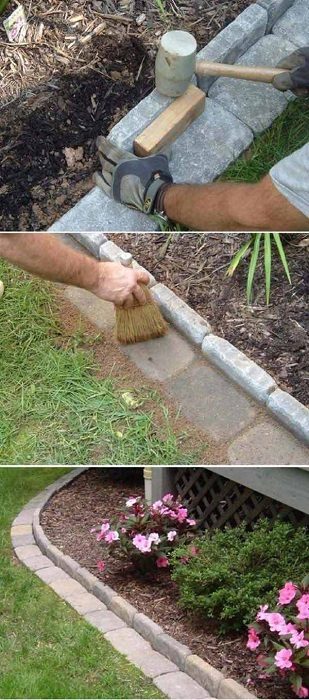 Идеи применения кирпича в саду