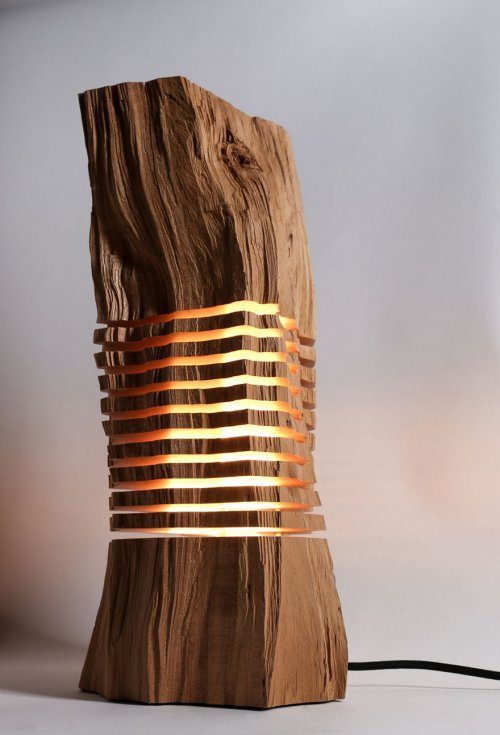 Светильники из дерева от Пола Фёклера