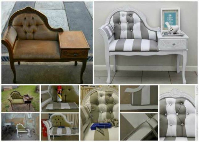Идеи, как переделать старую мебель в современные и стильные предметы интерьера