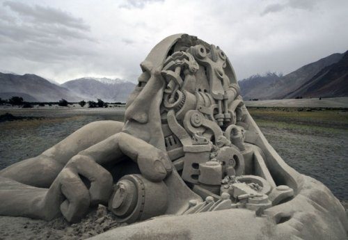 Скульптуры из песка, вызывающие восхищение