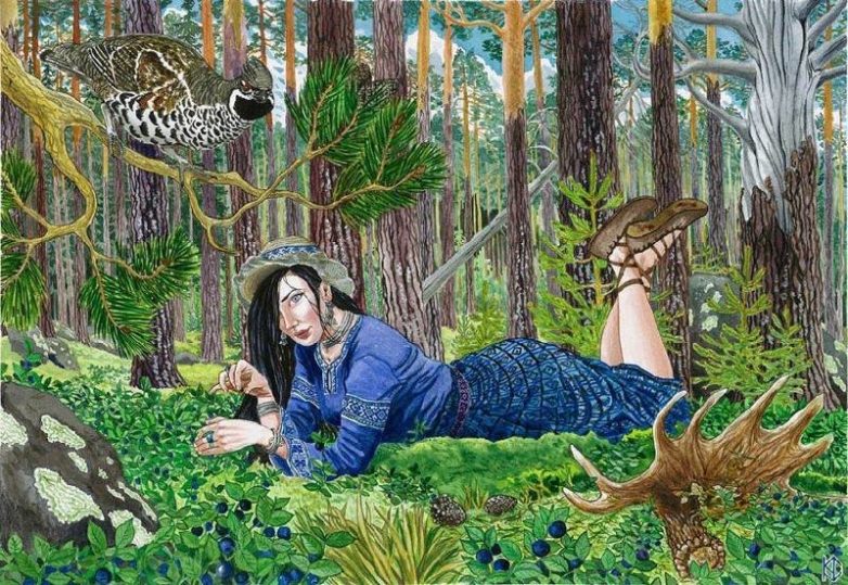 Женский образ в иллюстрациях художника Николая Фомина