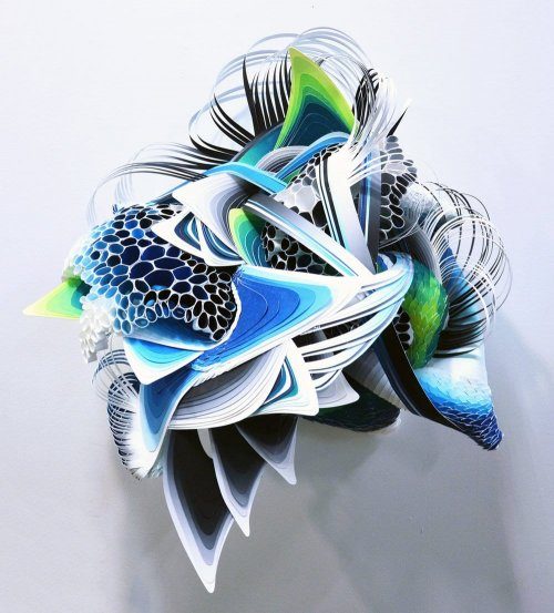 Бумажные скульптуры от Кристала Вагнера