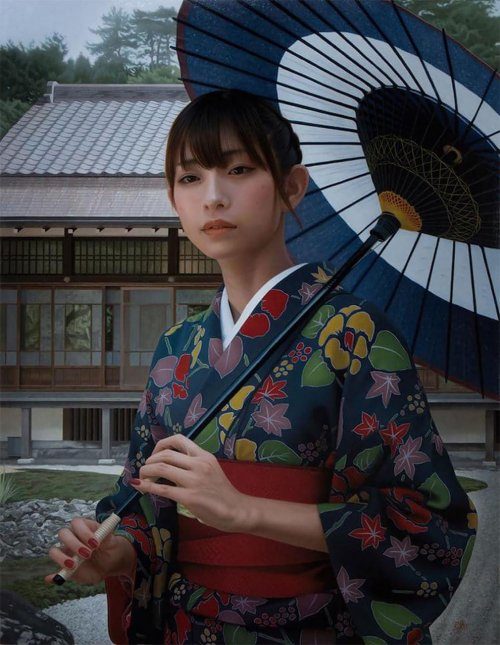 Реалистичные портреты от Ясутомо Ока