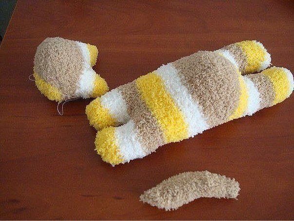 Мягкая игрушка из носков