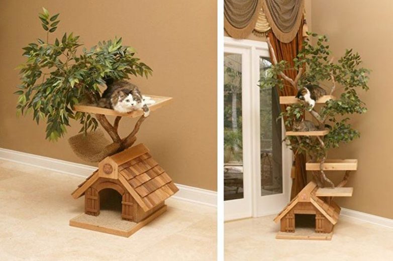 Идеи домиков для кошек