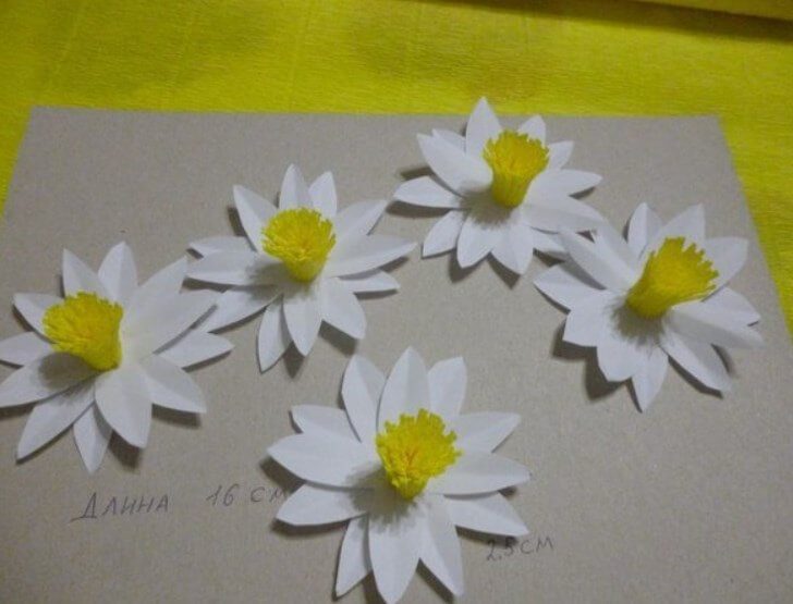 Цветы из бумаги своими руками