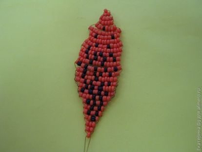 Плетение тигровой лилии из бисера
