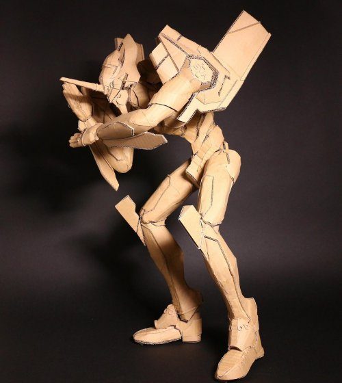 Потрясающие скульптуры из обычных картонных коробок