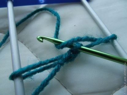 Вязание на вилке для начинающих
