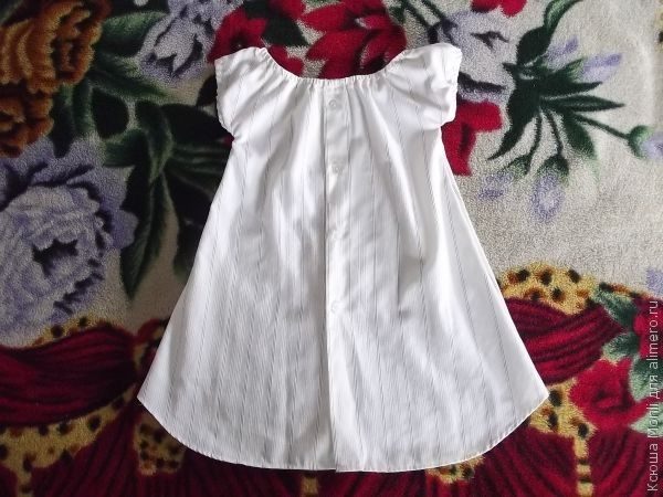 Детское платье из рубашки