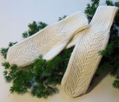 Схемы для вязания рукавиц и перчаток