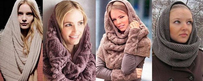 Как связать шарф, снуд или шарф-хомут