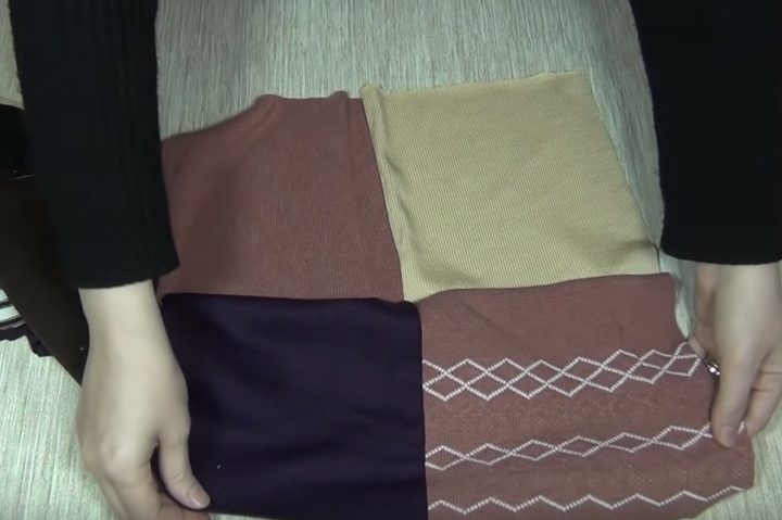 Потрясающее одеяло из старых свитеров