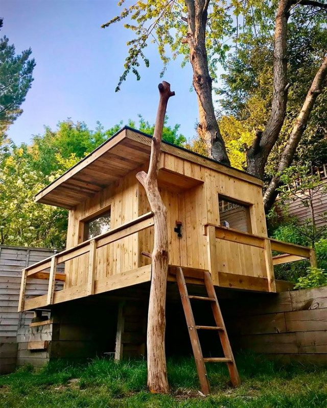 Деревянный игрушечный дом мечты для детей