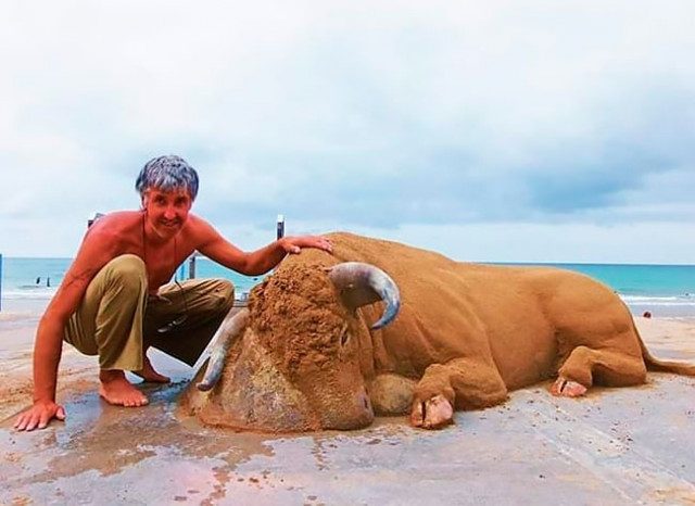 Песочные скульптуры от Андони Бастаррики