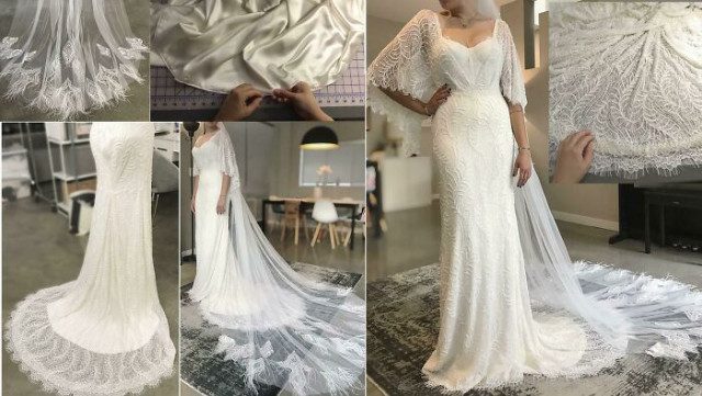 Рукодельницы, которые использовали свои навыки, чтобы создать себе свадебное платье