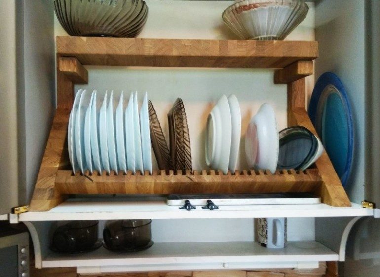 Виды сушилок для посуды: тип и место установки