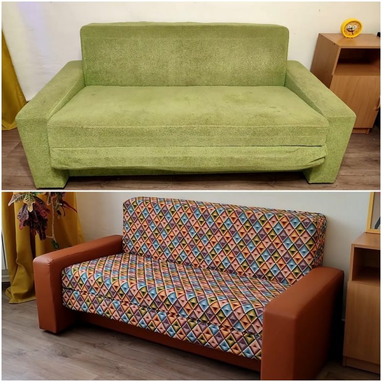 Классное обновление старого дивана