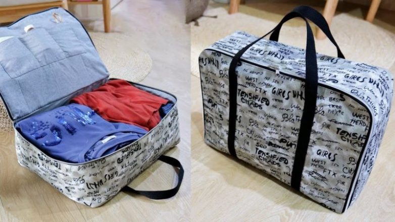 Дорожная сумка для ручной клади из брезентовой ткани