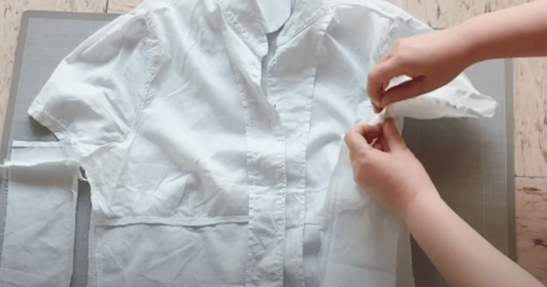 Как увеличить блузку легко и быстро