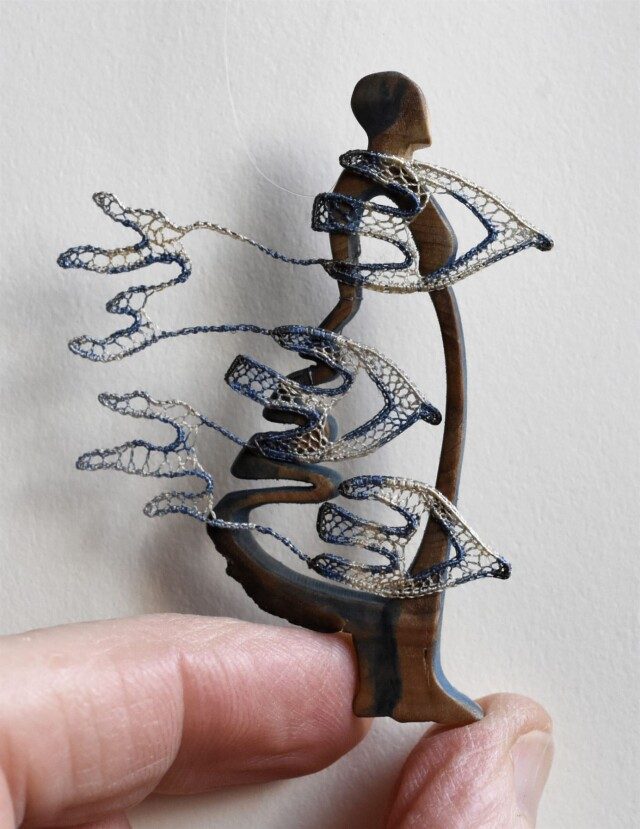 Кружевные скульптуры от Агнес Херцег