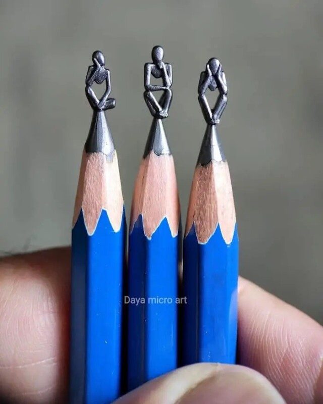 Миниатюрные шедевры из обычного карандаша