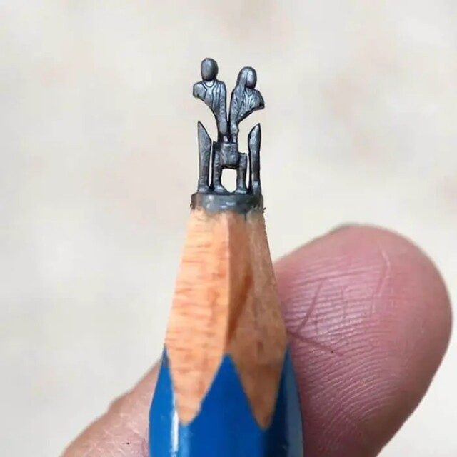 Миниатюрные шедевры из обычного карандаша