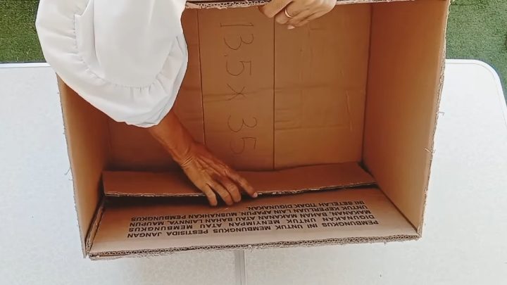 Практичная идея по использованию картонных коробок