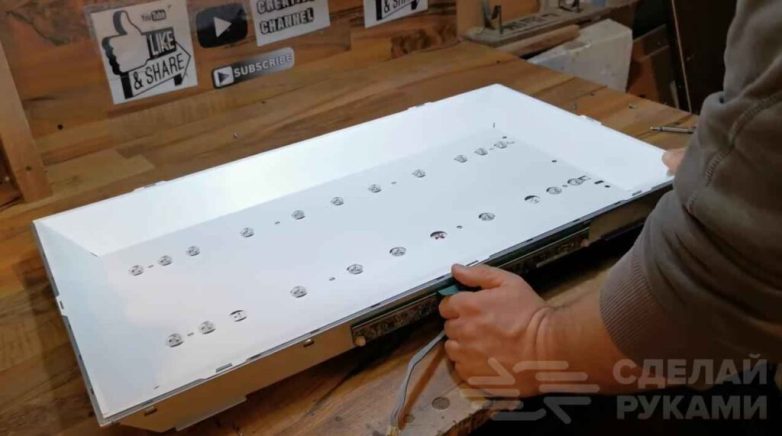 Идея использования старого LED телевизора