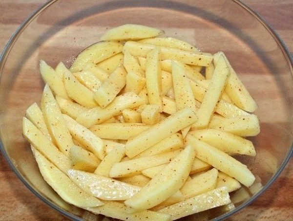 Аппетитный картофель фри без масла
