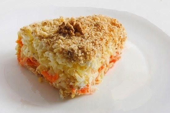Овощной салат «Кремлевский торт»
