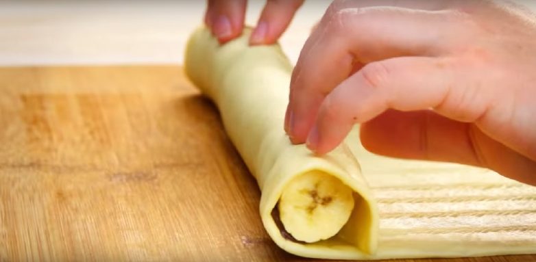 Простой банановый пирог на скорую руку