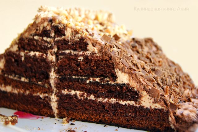 Торт «Шоколадная пирамида»