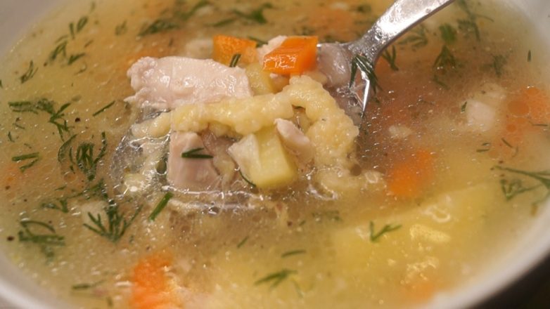 «Крестьянская затирка» - суп который, обрадует всю семью!