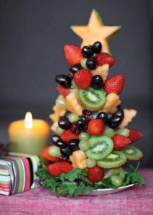 Оформляем креативно: овощные и фруктовые тарелки для эффектной подачи на новогодний стол!