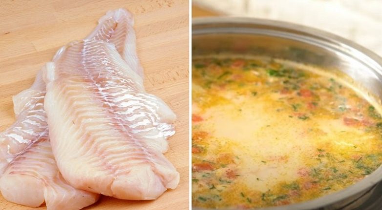 Рыбный суп с овощами по-норвежски