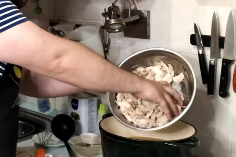 Чихиртма из курицы по-грузински