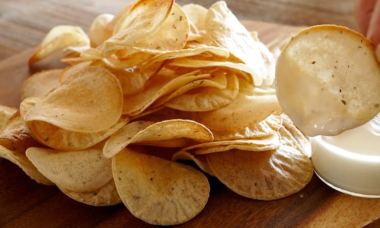 Хрустящие чипсы из картофельного пюре