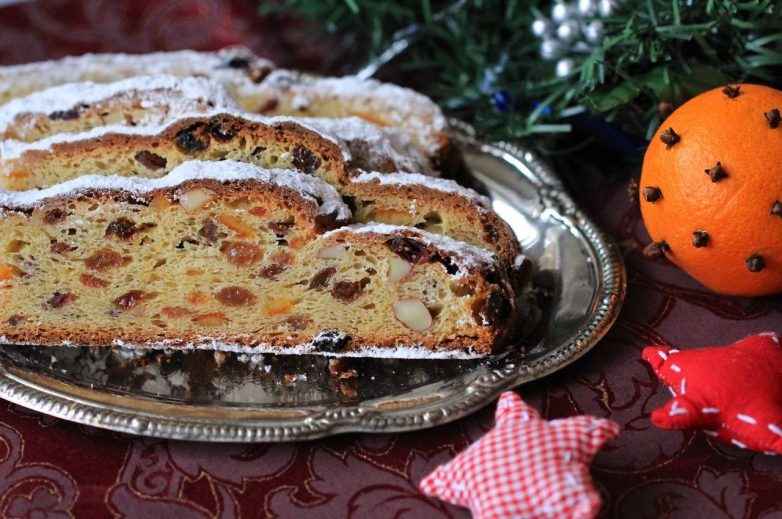 Пошаговый рецепт рождественского кекса — штоллена