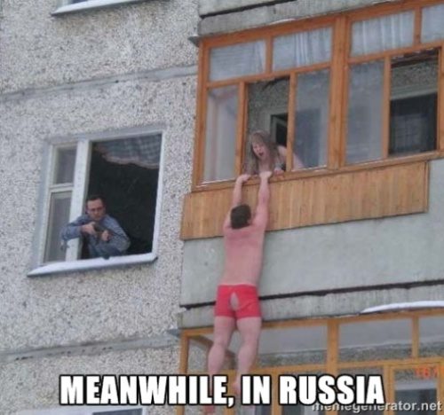 Тем временем в России ...
