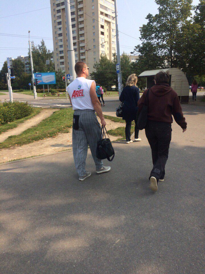 Суровая белорусская мода. Класс!