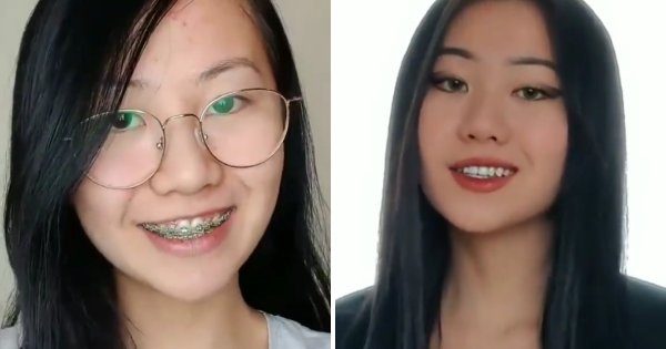 Чудеса макияжа у азиаток