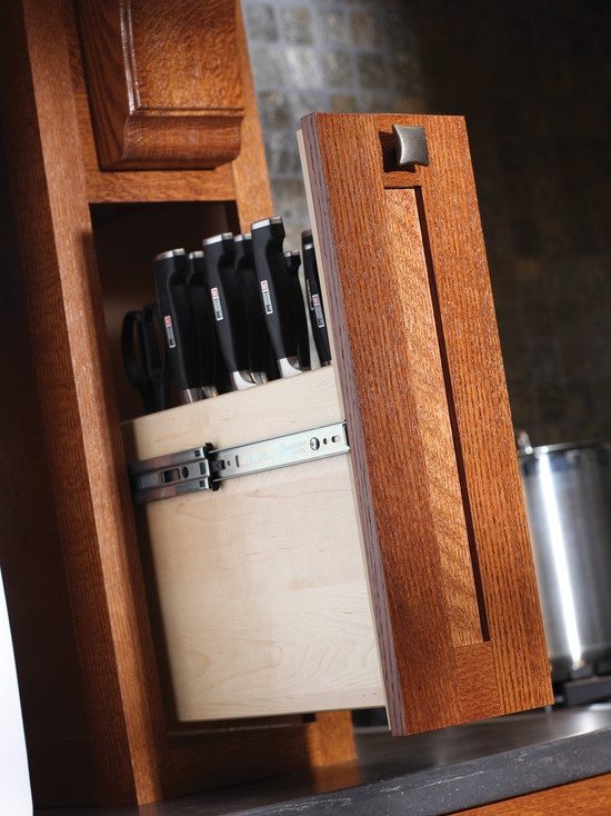Как безопасно и красиво хранить кухонные ножи
